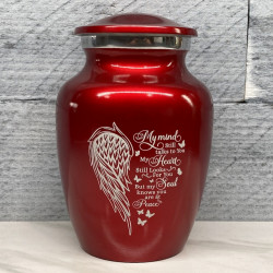 Customer Gallery - At Peace Sharing Urn - Ruby Red