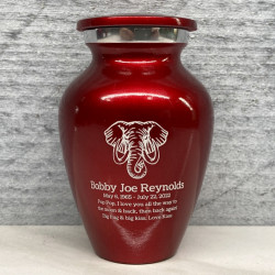 Customer Gallery - Elephant Keepsake Urn - Ruby Red