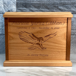 Customer Gallery - Eagle Cremation Urn - Signature Alder