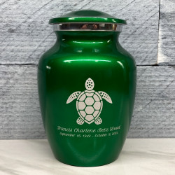Customer Gallery - Sea Turtle Sharing Urn - Shamrock Green