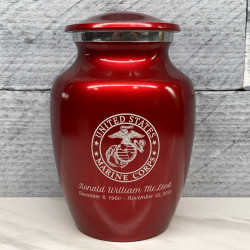 Customer Gallery - Marine Corps Sharing Urn - Ruby Red