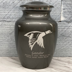Customer Gallery - Duck Sharing Urn - Gunmetal Gray