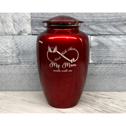Customer Gallery - My Mom Walks With Me Cremation Urn - Ruby Red