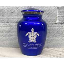 Customer Gallery - Sea Turtle Sharing Urn - Midnight Blue