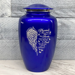Customer Gallery - At Peace Cremation Urn - Midnight Blue