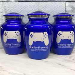 Customer Gallery - Gaming Controller Sharing Urn - Midnight Blue
