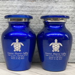 Customer Gallery - Sea Turtle Keepsake Urn - Midnight Blue