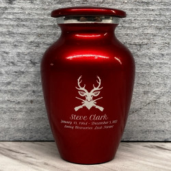 Customer Gallery - Deer Hunter Keepsake Urn - Ruby Red