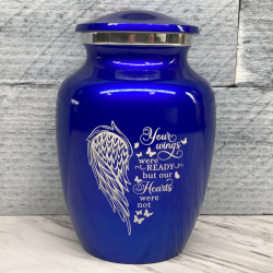 Customer Gallery - Your Wings Were Ready Sharing Urn - Midnight Blue