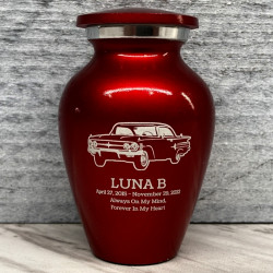 Customer Gallery - Classic Car III Keepsake Urn - Ruby Red