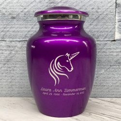 Customer Gallery - Unicorn Sharing Urn - Purple Luster