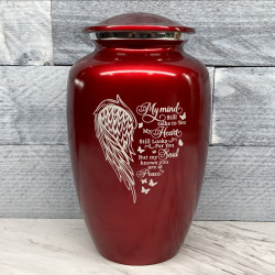 Customer Gallery - At Peace Cremation Urn - Ruby Red