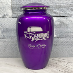 Customer Gallery - Truck II Cremation Urn - Ruby Red