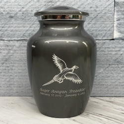 Customer Gallery - Pheasant Sharing Urn - Gunmetal Gray