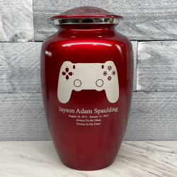 Customer Gallery - Gaming Controller Cremation Urn - Ruby Red