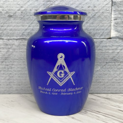 Customer Gallery - Masonic Sharing Urn - Midnight Blue