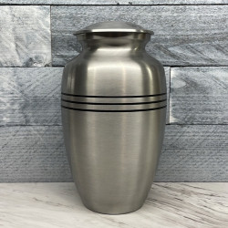 Customer Gallery - Gray Stripe Cremation Urn