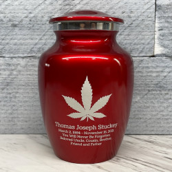 Customer Gallery - Marijuana Sharing Urn - Ruby Red