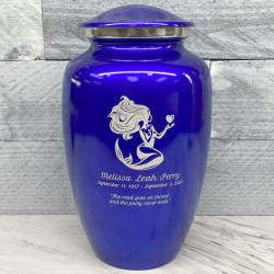 Customer Gallery - Mermaid Cremation Urn - Midnight Blue