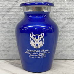 Customer Gallery - Deer Keepsake Urn - Midnight Blue