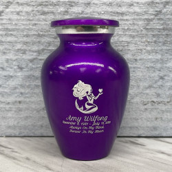 Customer Gallery - Mermaid Keepsake Urn - Purple Luster