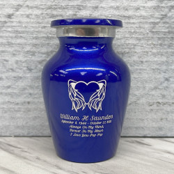 Customer Gallery - Angel Heart Keepsake Urn - Midnight Blue