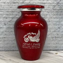 Customer Gallery - Riding with Angels Keepsake Urn - Ruby Red