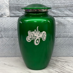 Customer Gallery - Classic Tractor Cremation Urn - Shamrock Green