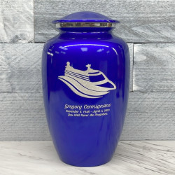 Customer Gallery - Cruise Ship Cremation Urn - Midnight Blue