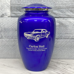 Customer Gallery - Seventies Muscle Car Cremation Urn - Midnight Blue