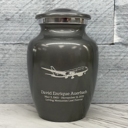 Customer Gallery - Commercial Airplane Sharing Urn - Gunmetal Gray