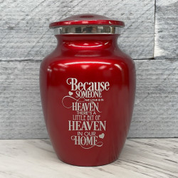Customer Gallery - Heaven In Our Home Sharing Urn - Ruby Red