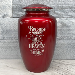 Customer Gallery - Heaven In Our Home Cremation Urn - Ruby Red