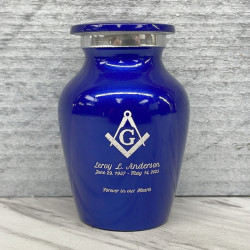 Customer Gallery - Masonic Keepsake Urn - Midnight Blue