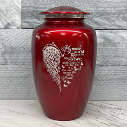 Customer Gallery - At Peace Cremation Urn - Ruby Red