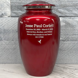 Customer Gallery - Ruby Red Cremation Urn