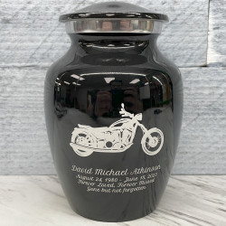 Customer Gallery - Motorcycle Sharing Urn - Jet Black