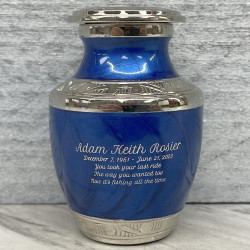 Customer Gallery - Royal Blue Keepsake Urn