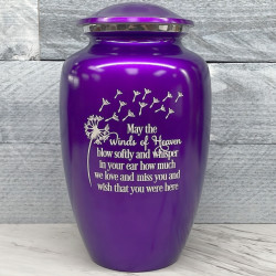 Customer Gallery - Winds of Heaven Cremation Urn - Purple Luster