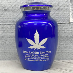 Customer Gallery - Marijuana Sharing Urn - Midnight Blue