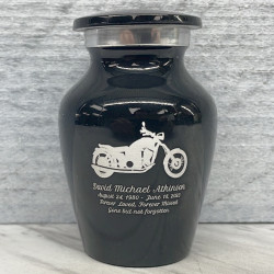 Customer Gallery - Motorcycle Keepsake Urn - Jet Black