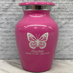 Customer Gallery - Butterfly Keepsake Urn - Rose Pink