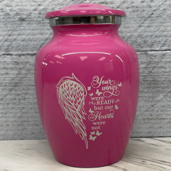 Customer Gallery - Your Wings Were Ready Sharing Urn - Rose Pink