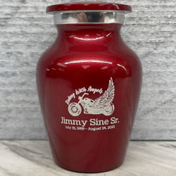 Customer Gallery - Riding with Angels Keepsake Urn - Ruby Red