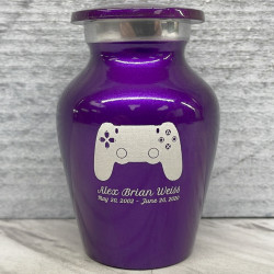 Customer Gallery - Gaming Controller Keepsake Urn - Purple Luster