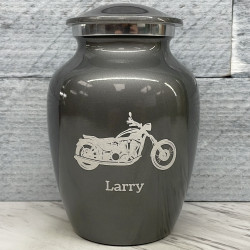 Customer Gallery - Motorcycle Sharing Urn - Gunmetal Gray