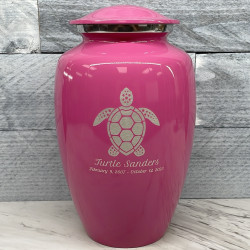 Customer Gallery - Sea Turtle Cremation Urn - Rose Pink