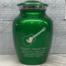 Customer Gallery - Acoustic Guitar Sharing Urn - Shamrock Green