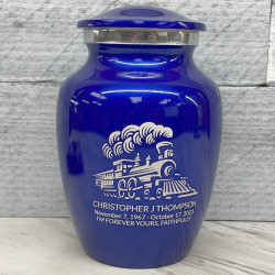 Customer Gallery - Train Sharing Urn - Midnight Blue