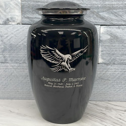 Customer Gallery - Eagle Cremation Urn - Jet Black